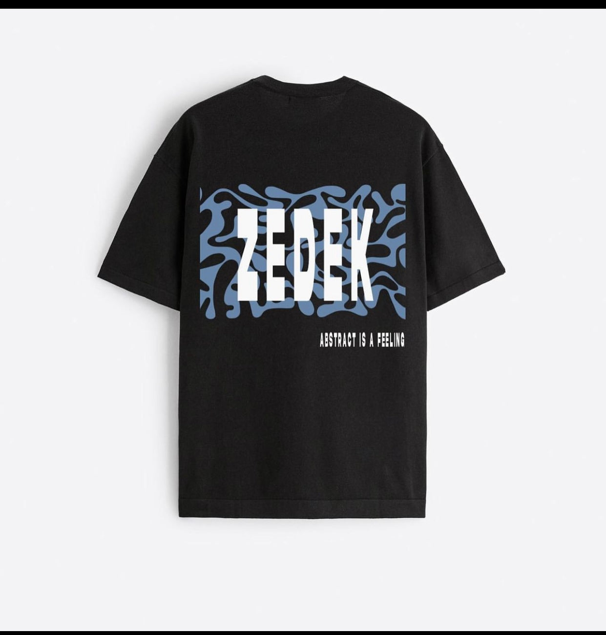 Zedek studio abstract is a feeling tee