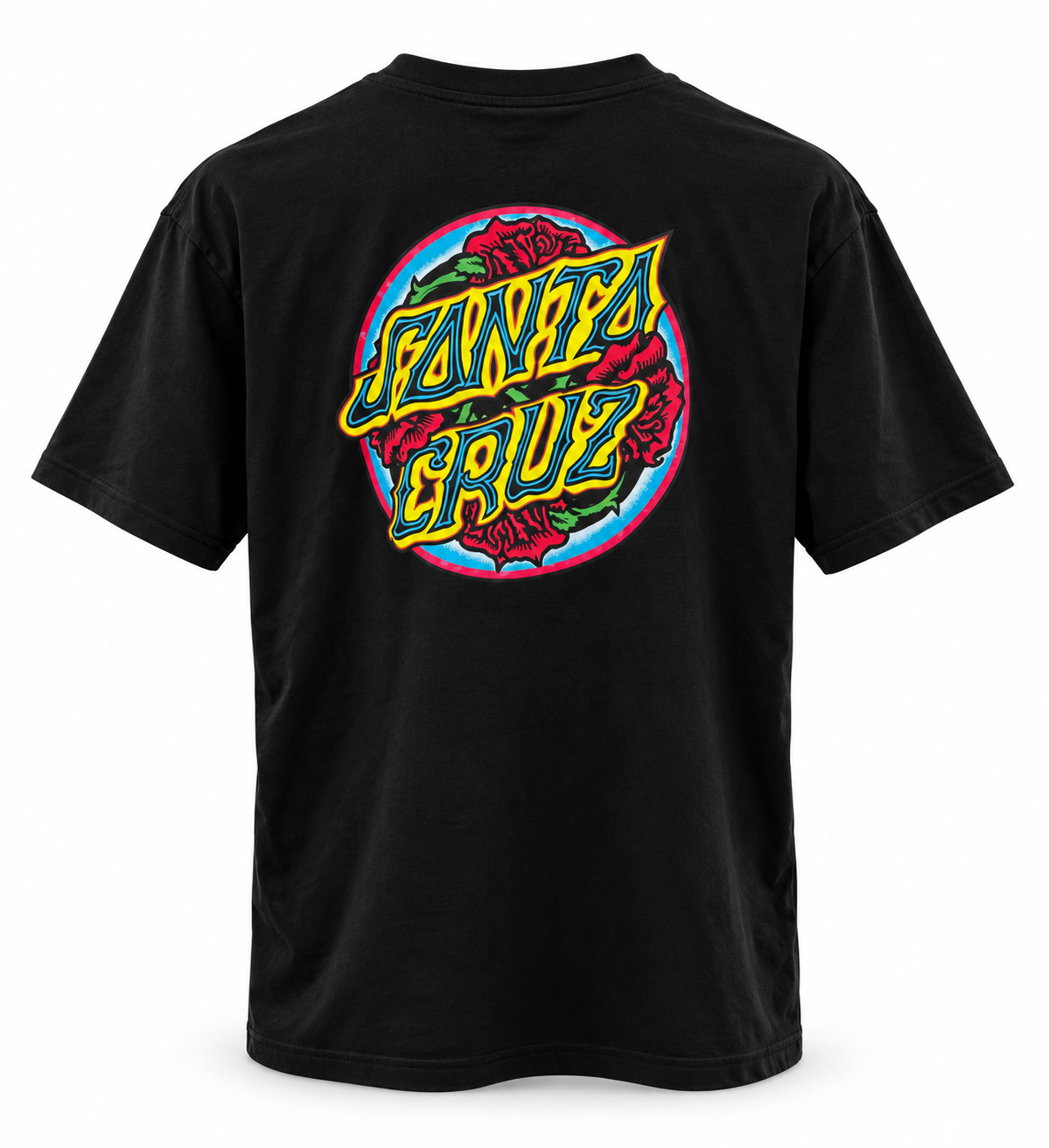 Santa Cruz rose tee