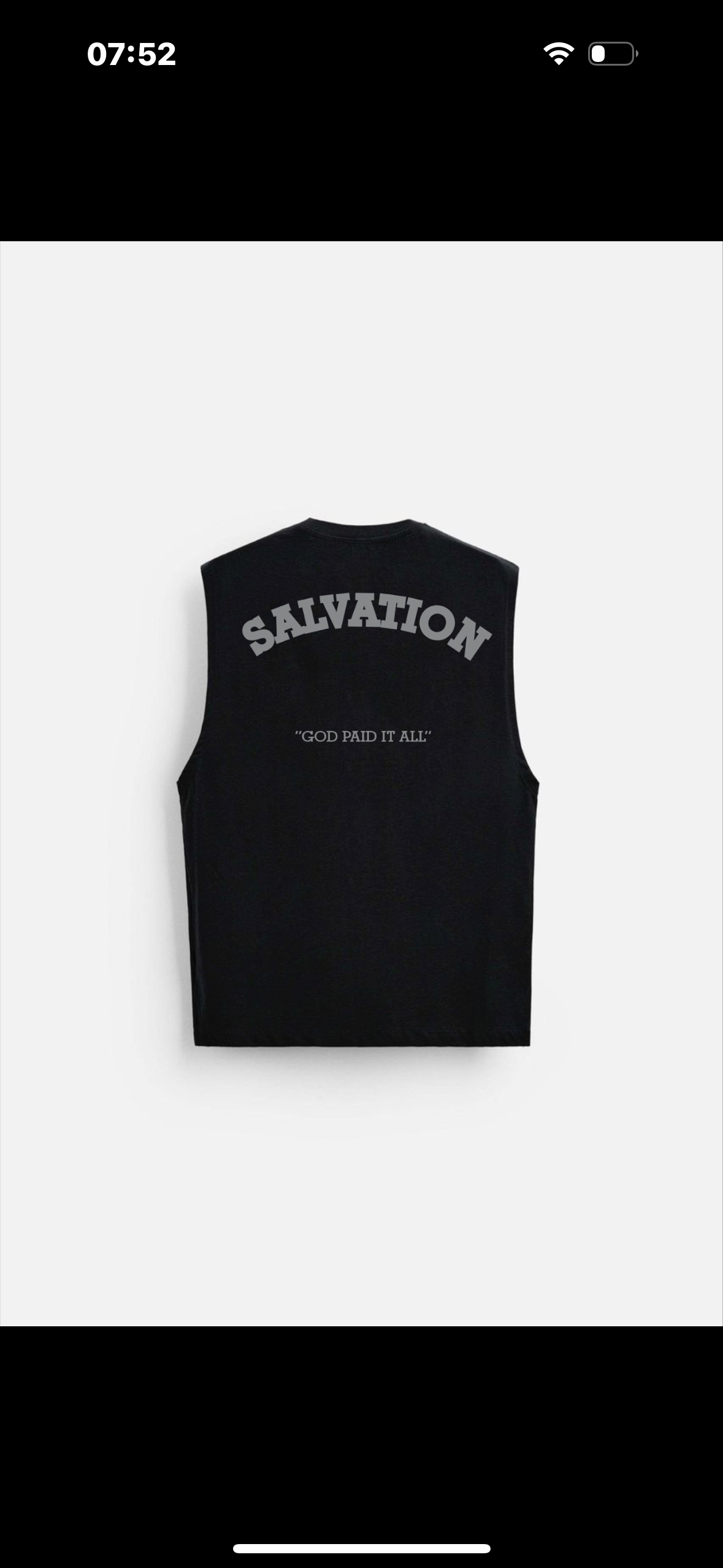 ZEDEK STUDIO SALVATION SLEEVELESS TEE