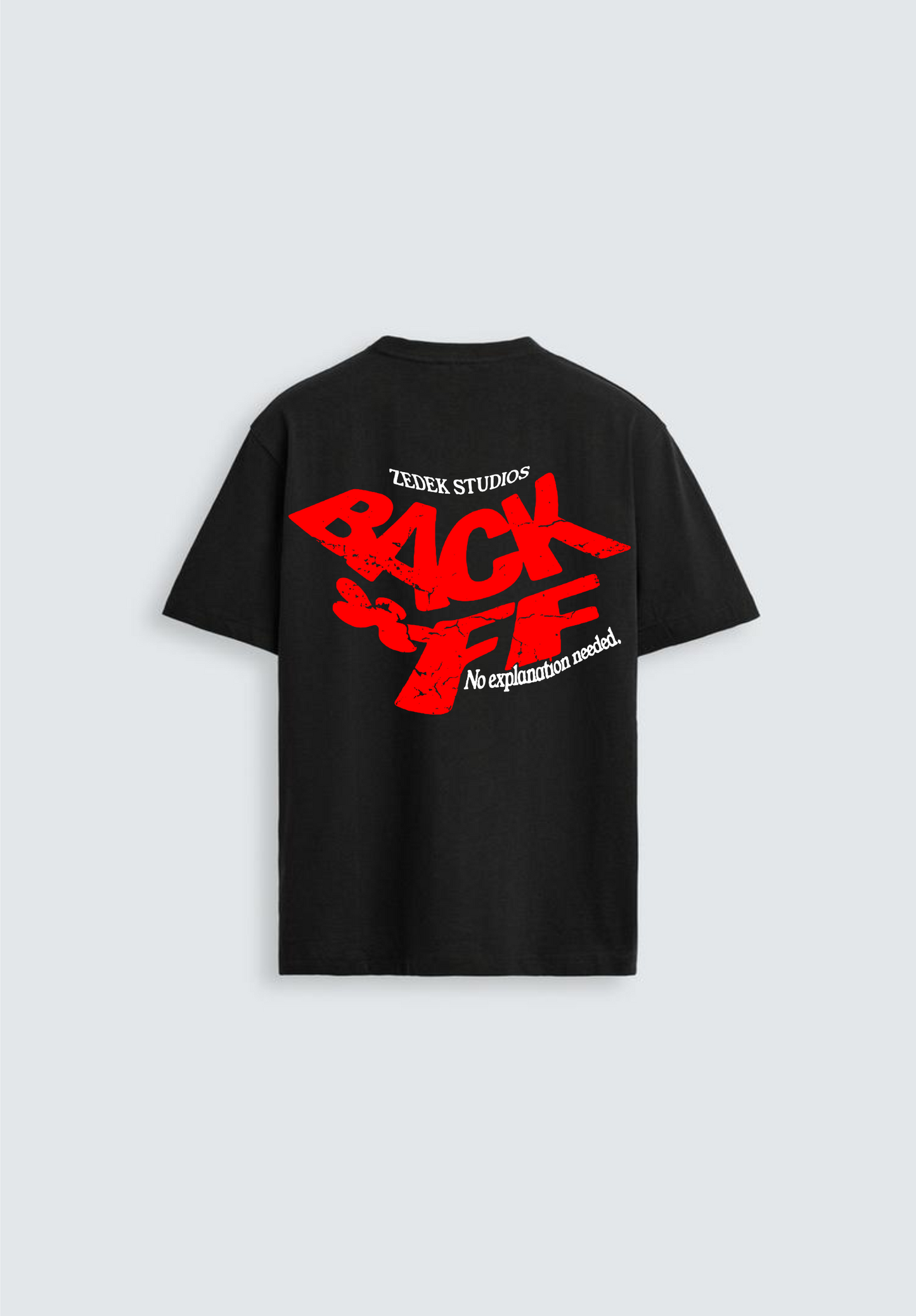 ZEDED STUDIO BACK OFF TEE