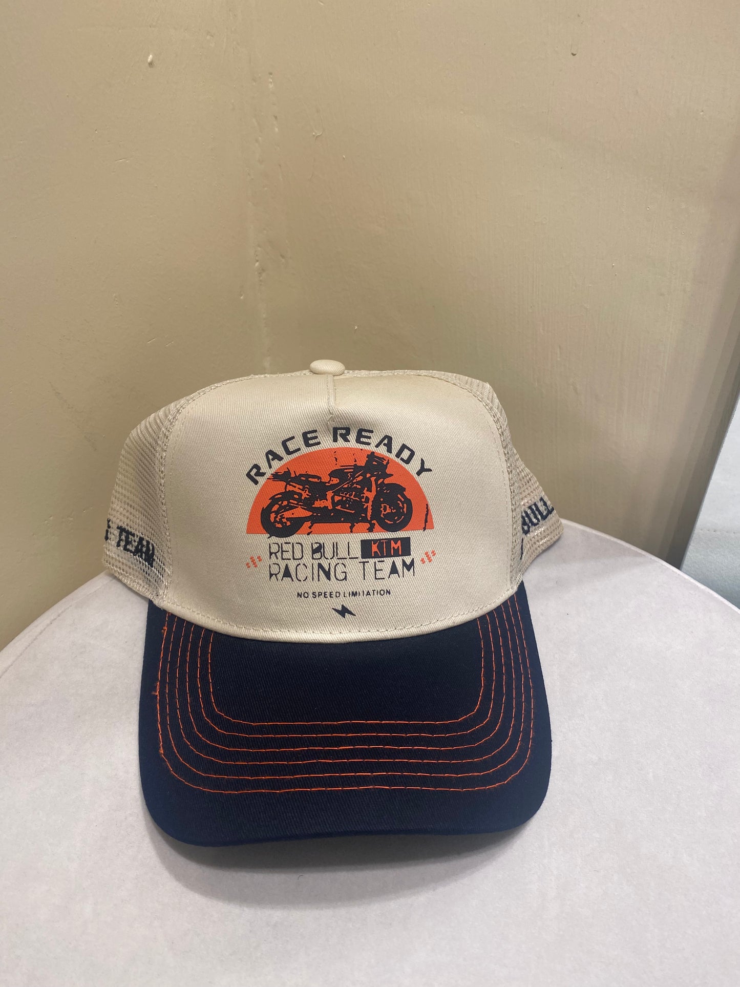 Race ready trucker hat