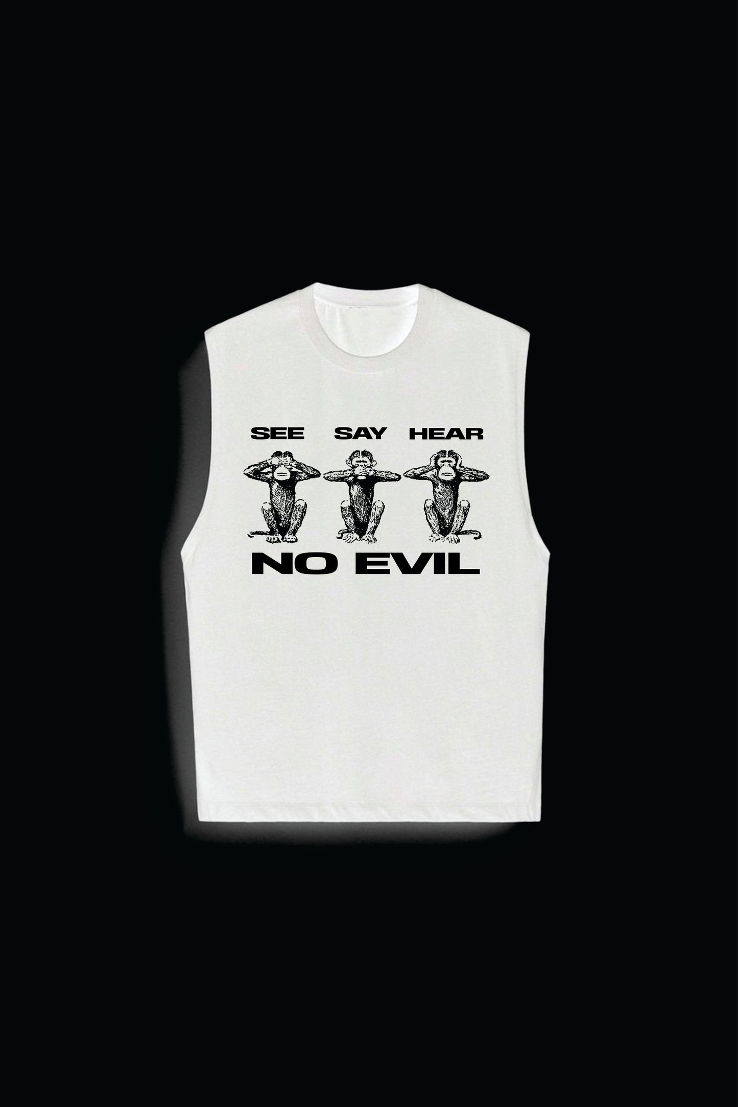 ZEDEK STUDIOS NO EVIL SLEEVELESS