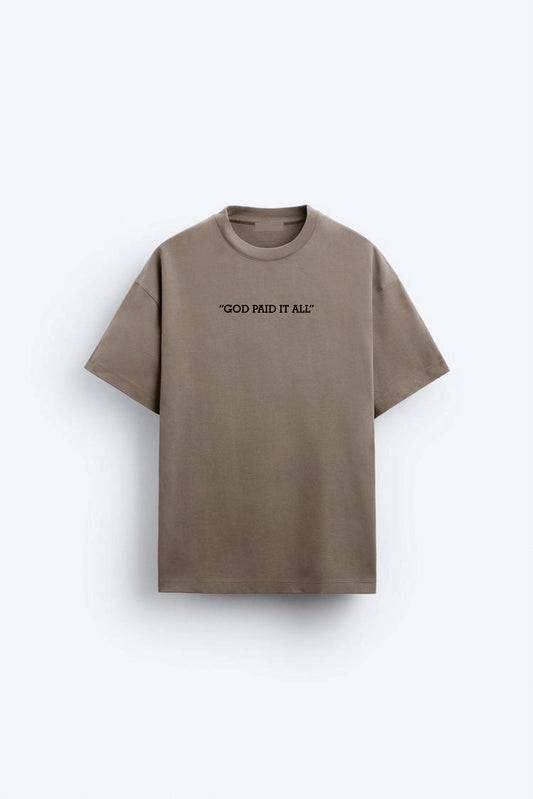 ZEDEK STUDIOS  SALVATION TEE IN BROWN