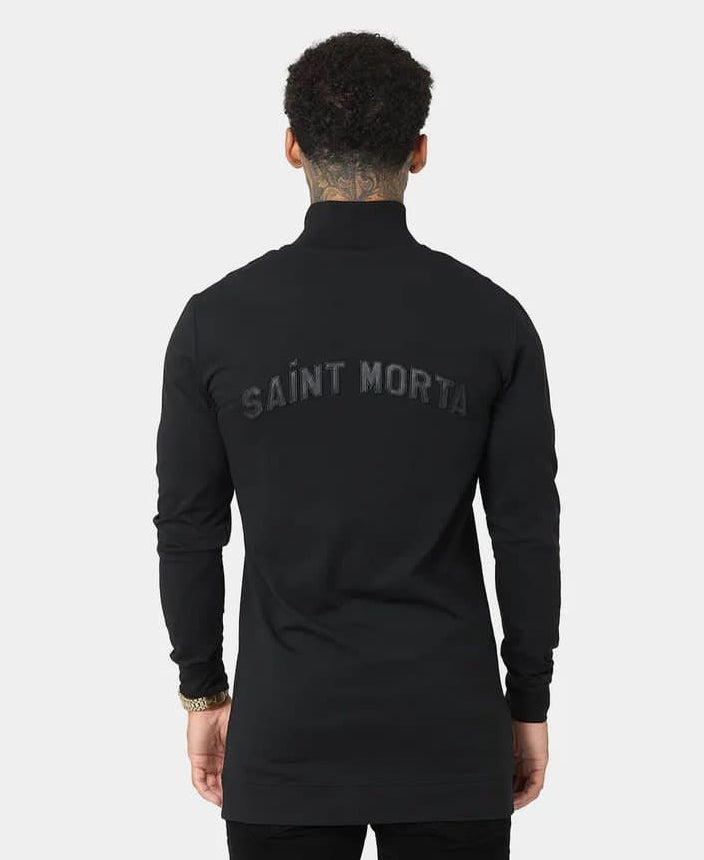 Saint kingdom half zip funnel neck Tshirt