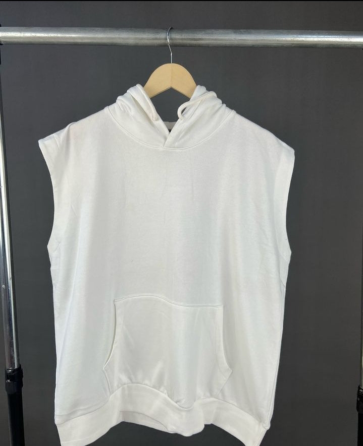Influx sleeveless hoodie