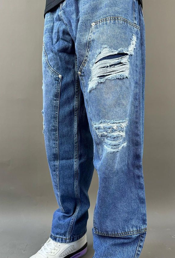 Zy premium denim ripped jeans