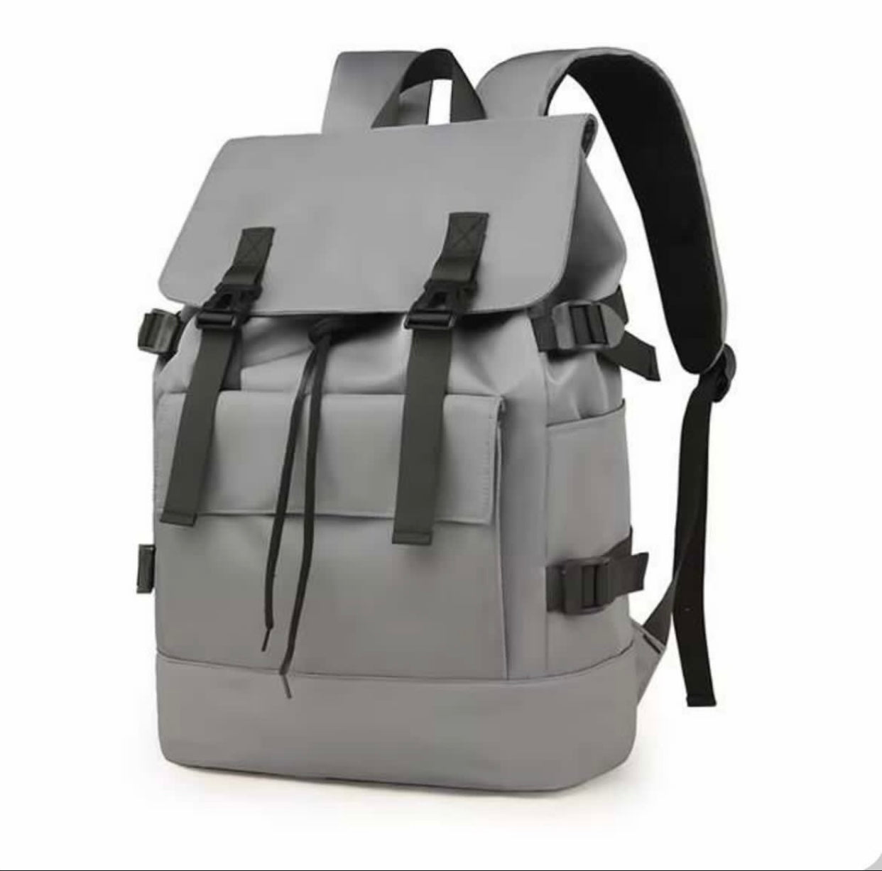 Waterproof vintage backpack in grey