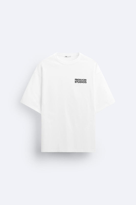 Zara slogan print tshirt