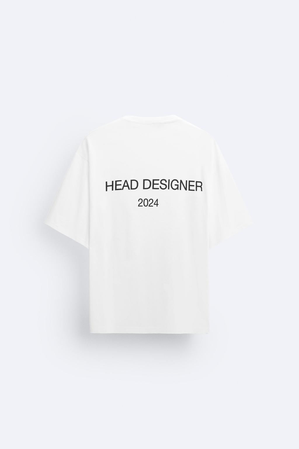 Zara slogan print tshirt