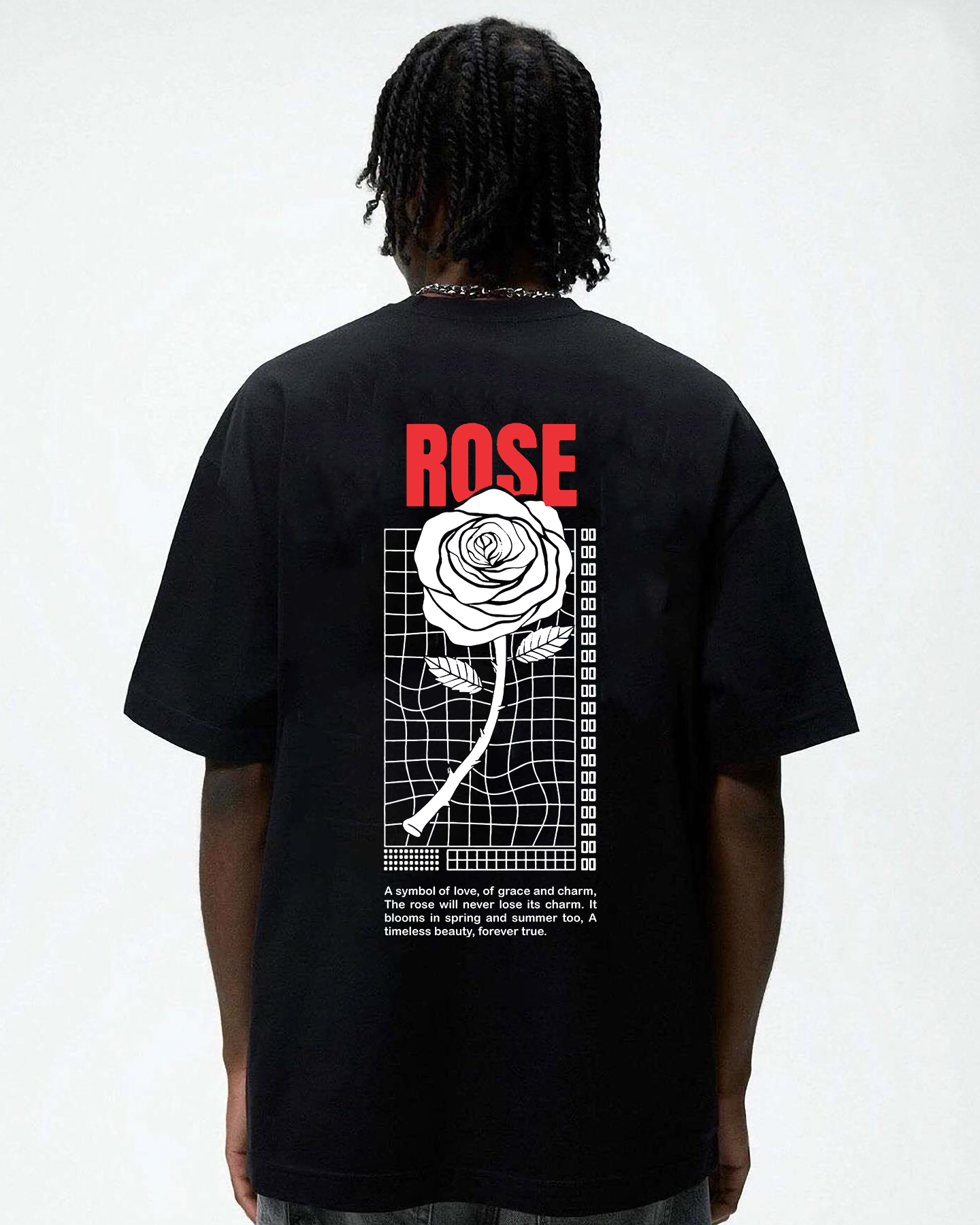 Zedek studio Rose tee in black