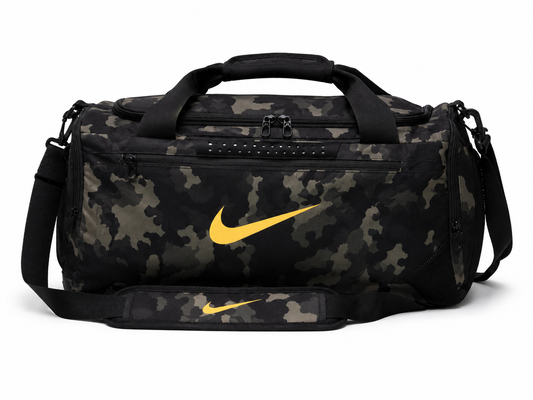 Nike mini duffel bag in camo