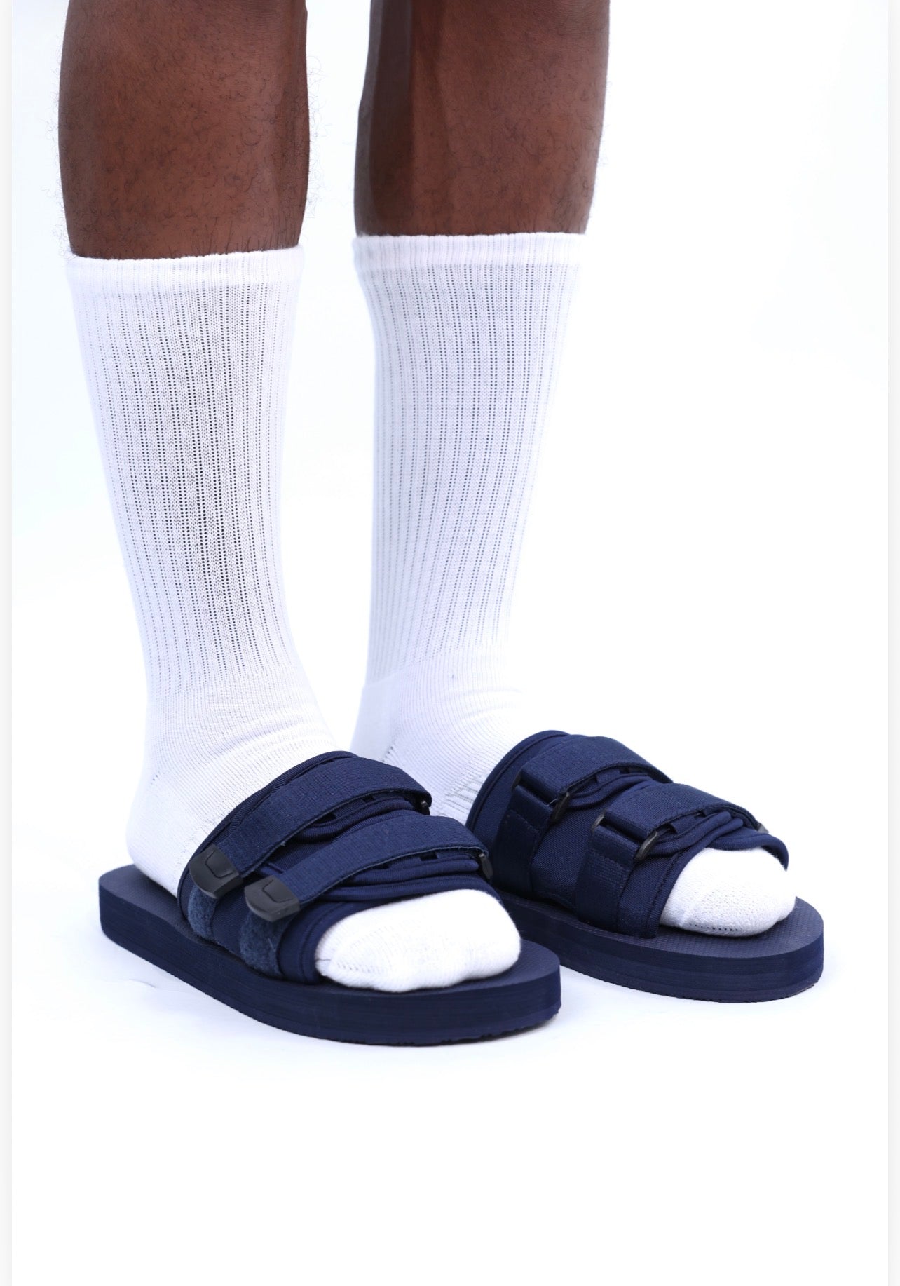 Zedek premium tech slide in navy blue