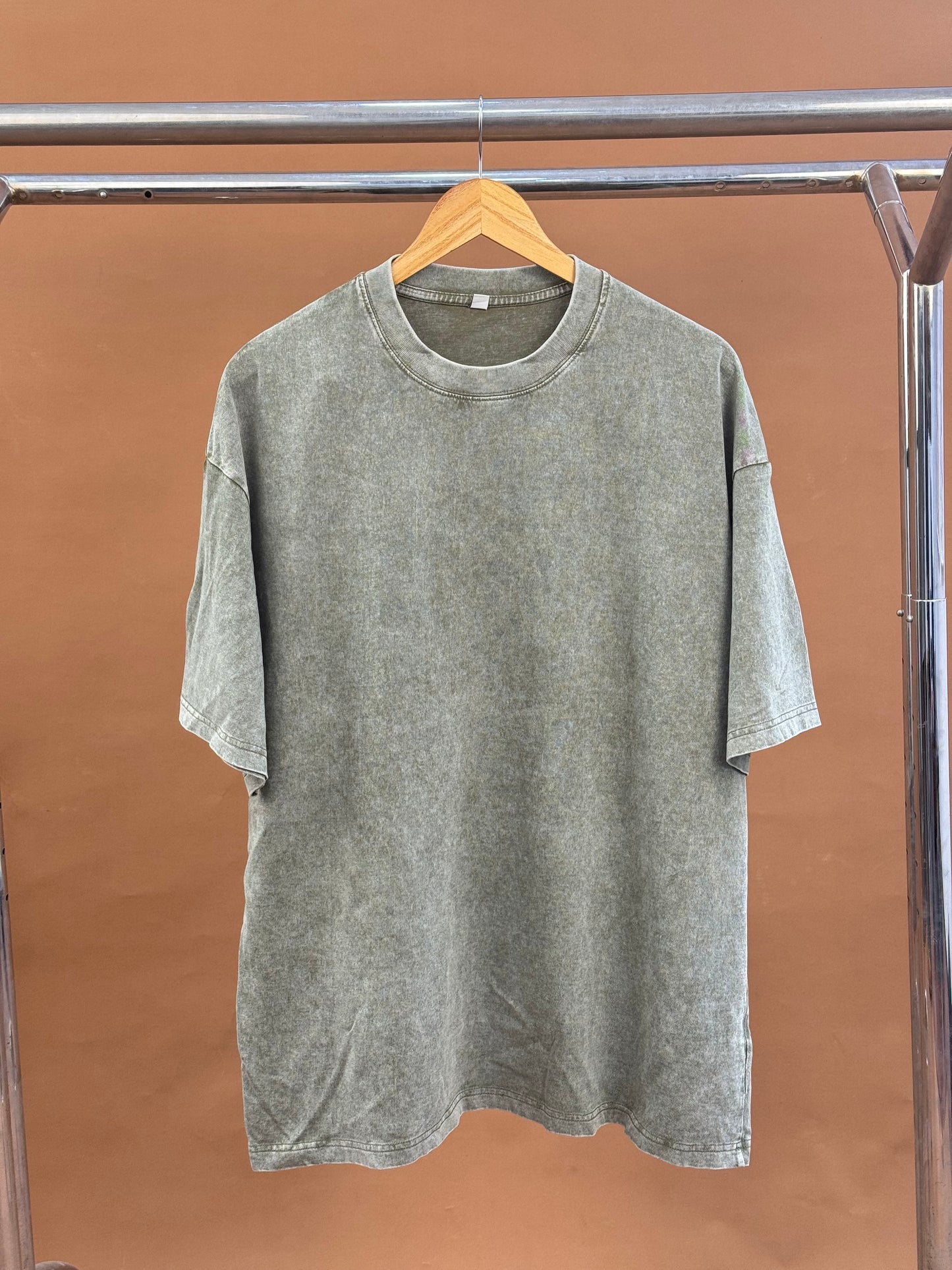 Plain 230gsm Acid Wash tee