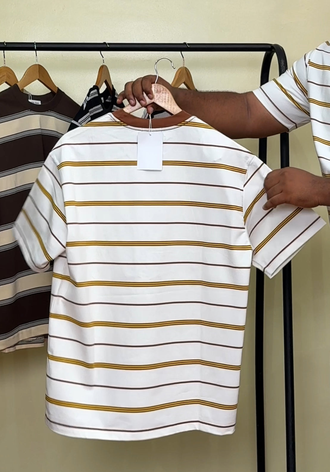ZEDEK STRIPPED TEE 017