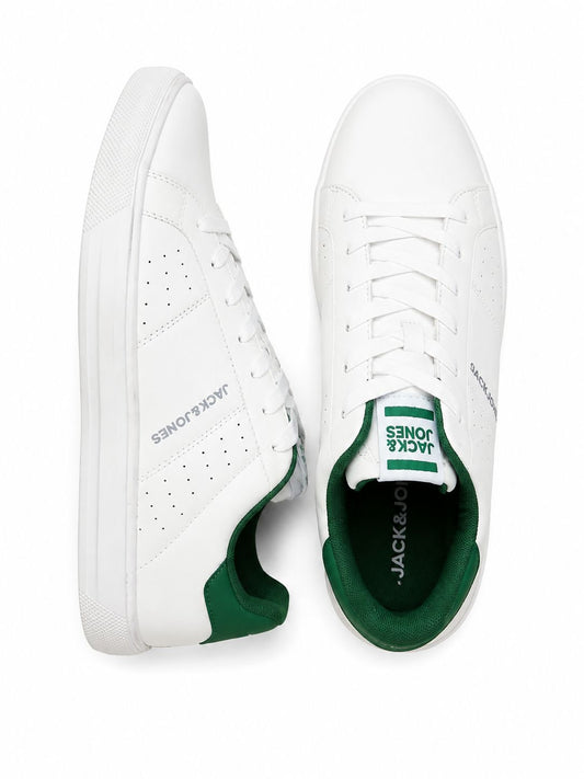 Jack and jones sneakers in white and green