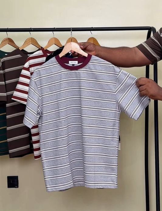 ZEDEK STRIPPED TEE 019