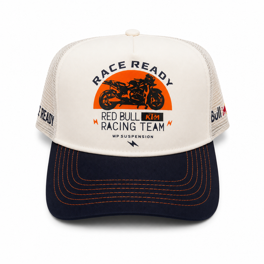 Race ready trucker hat
