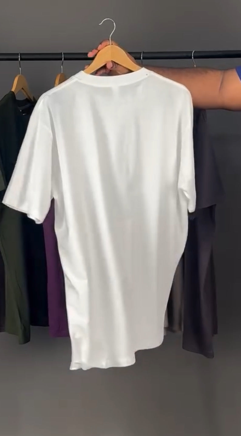 Apparel light weight tee in white