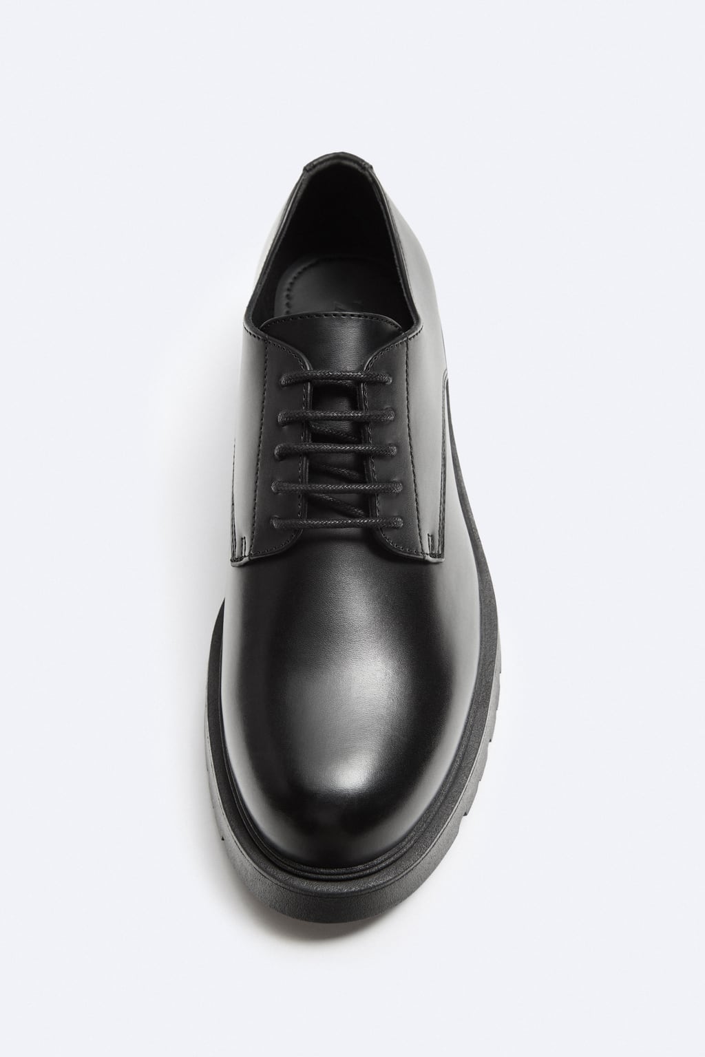 Zara basic chunky shoe in black