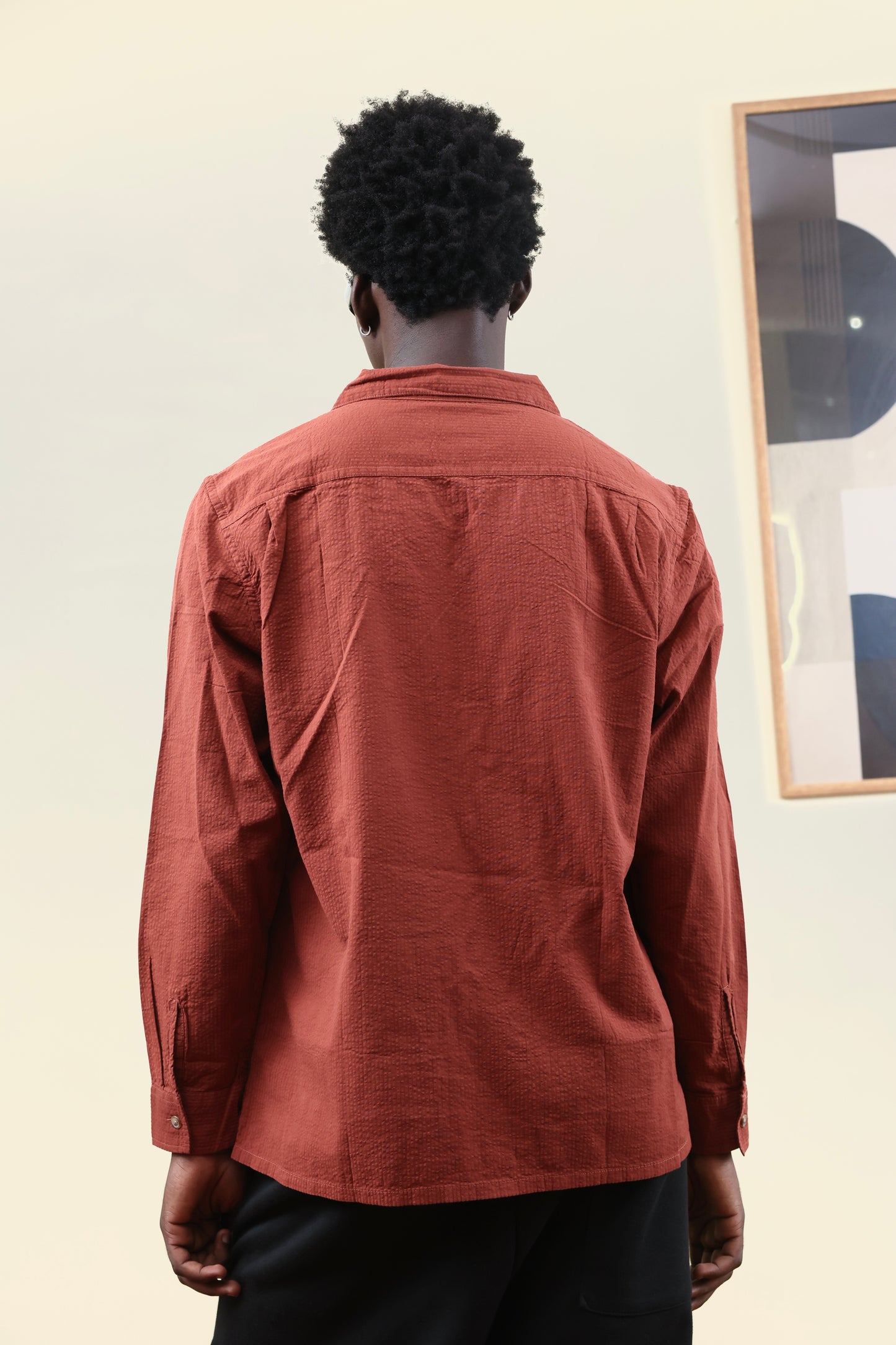 Old Navy Linen shirt in Wine