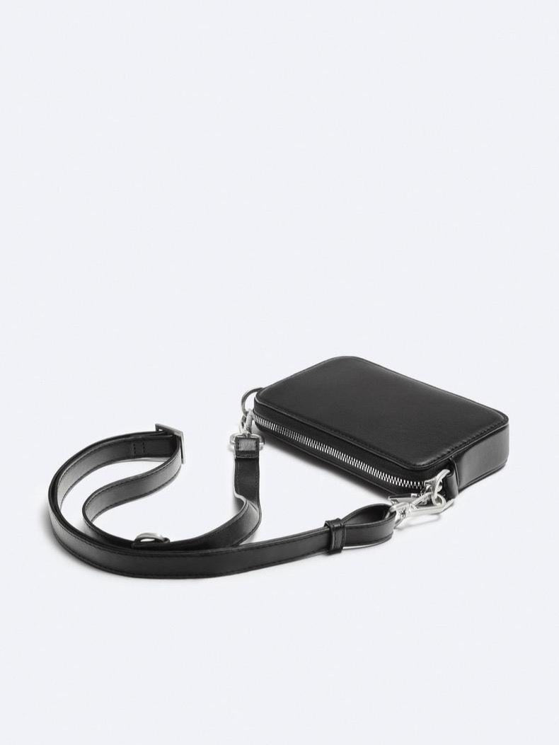 Zara crossbody bag in black