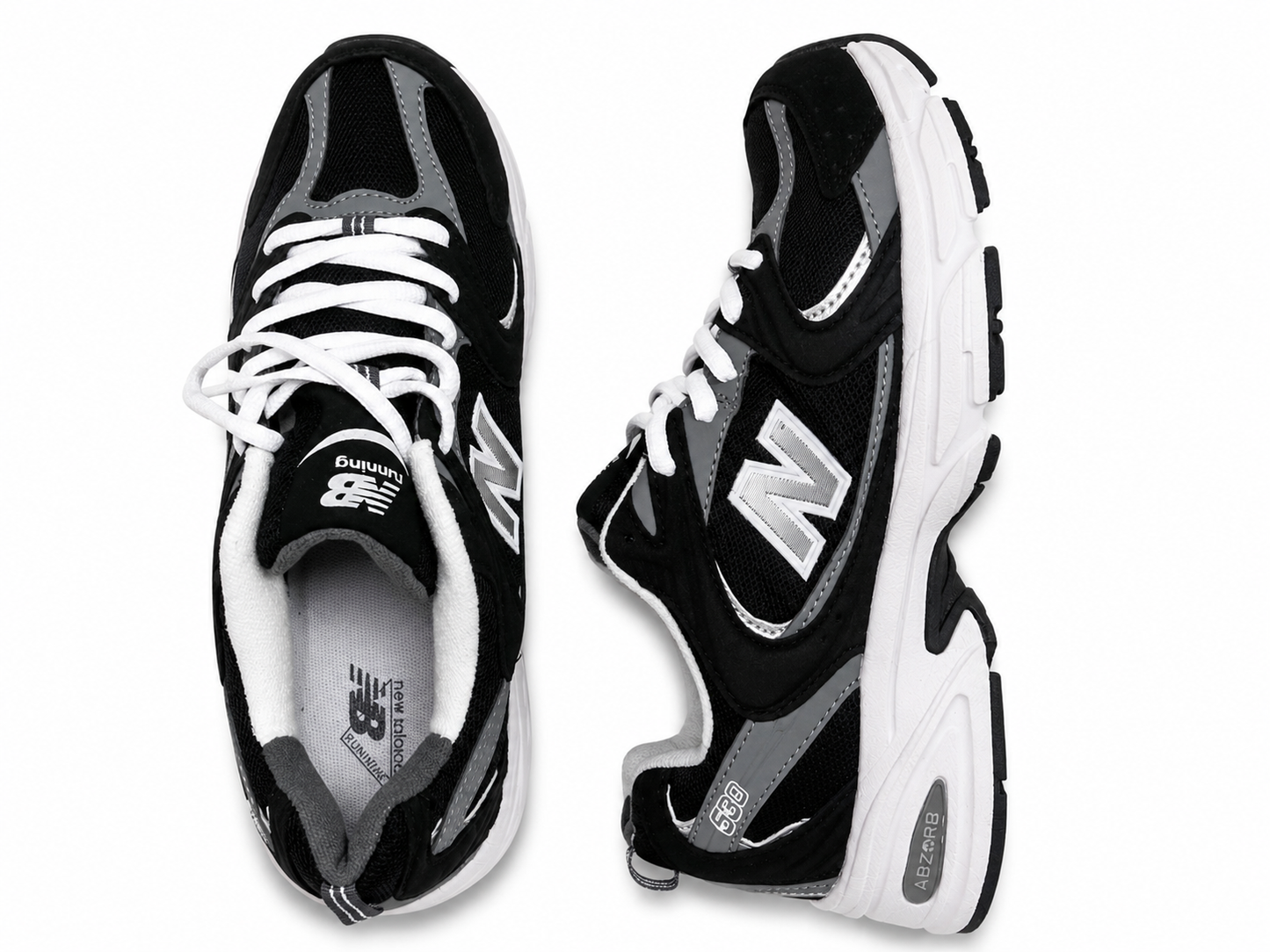 New balance sneakers black