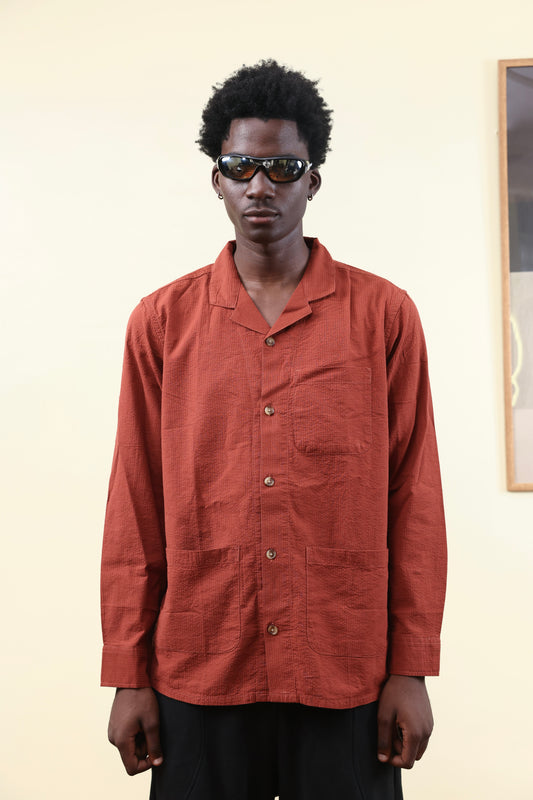 Old Navy Linen shirt in Wine