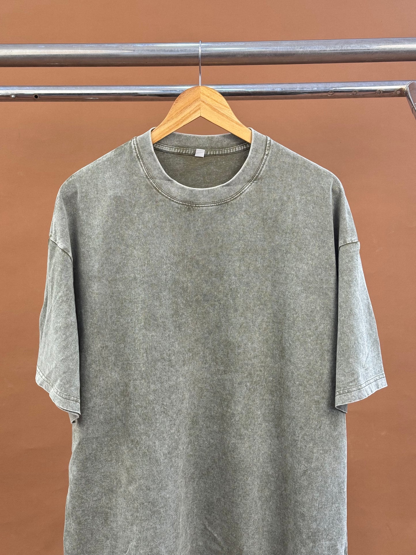 Plain 230gsm Acid Wash tee