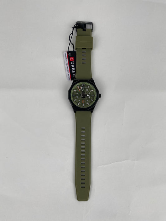 Curren Rubber strap watch in Green