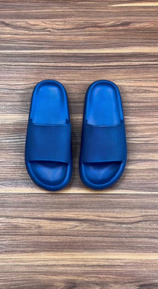 Cloud cushion sliders. in blue