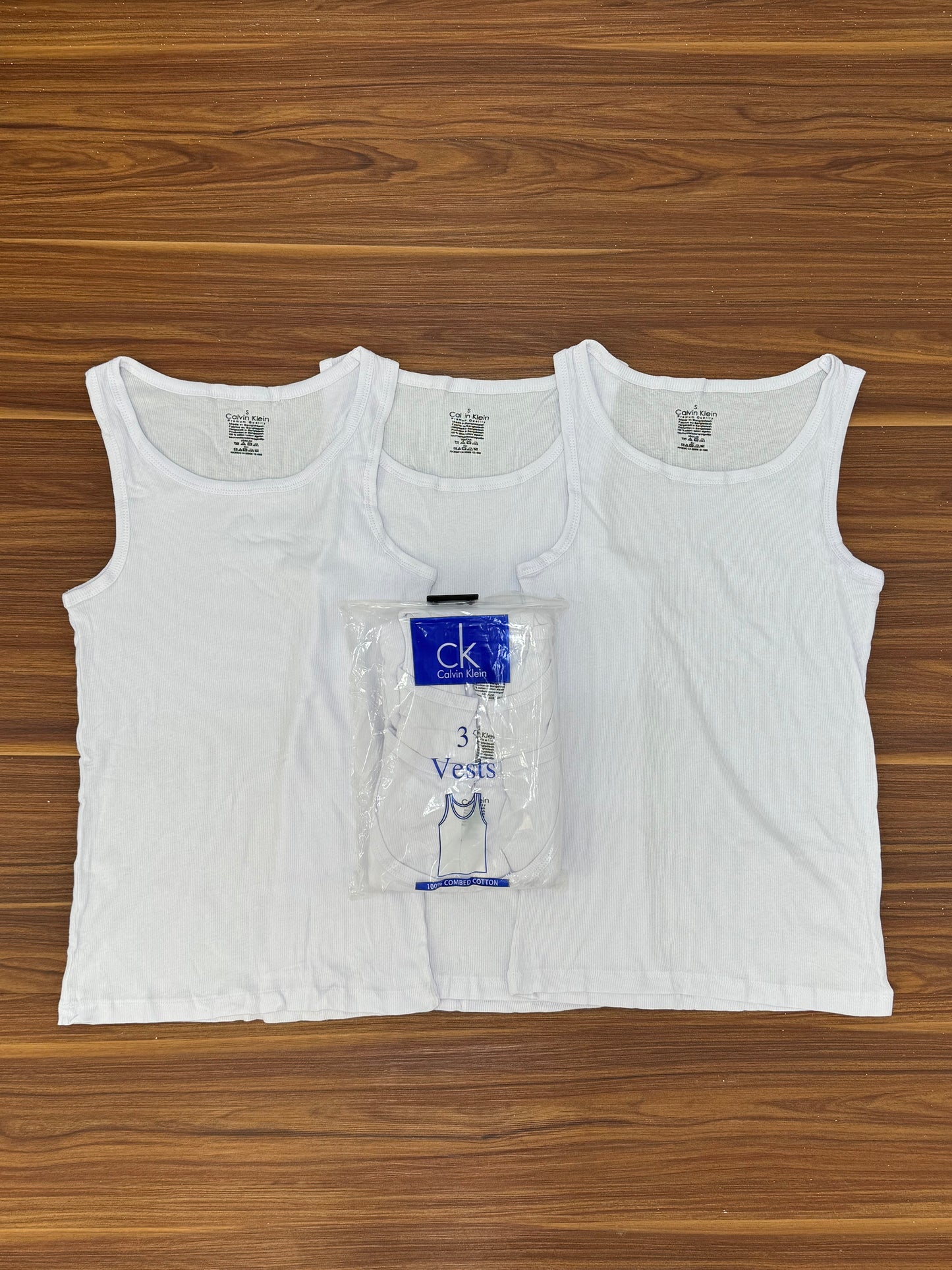 Pack of 3 singlet in white