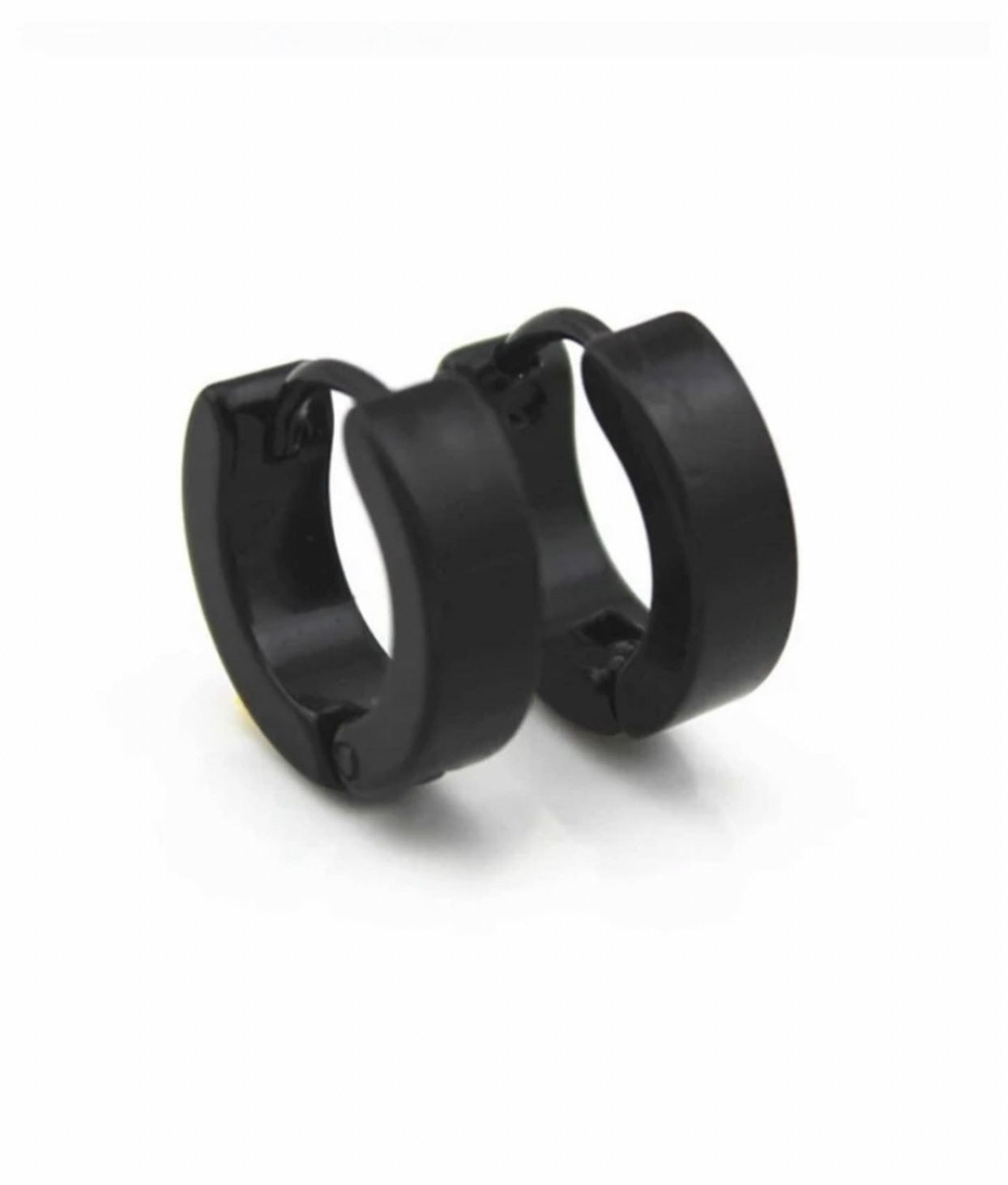 Men minimalist hoop earrings