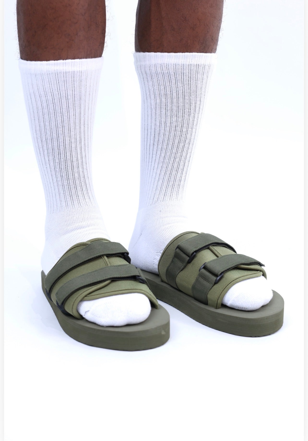 Zedek plain tech slides in green