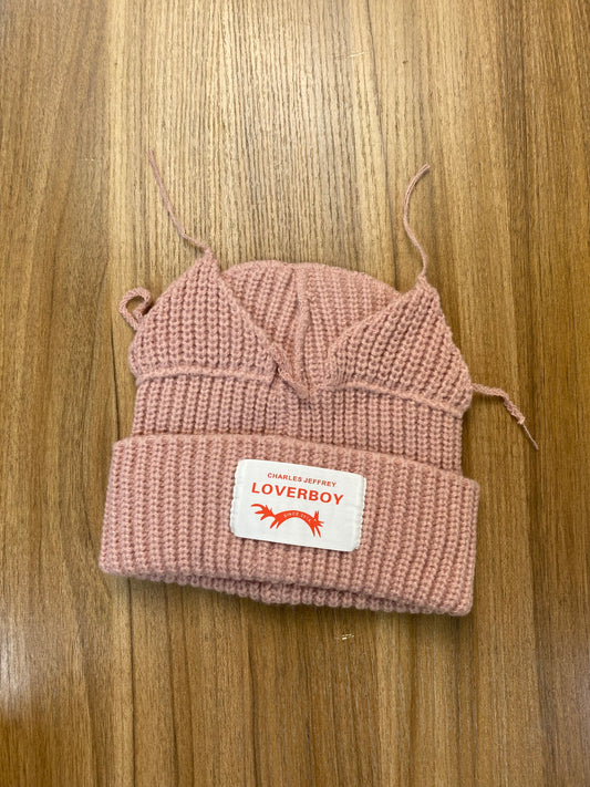 Loverboy head warmer in dark pink