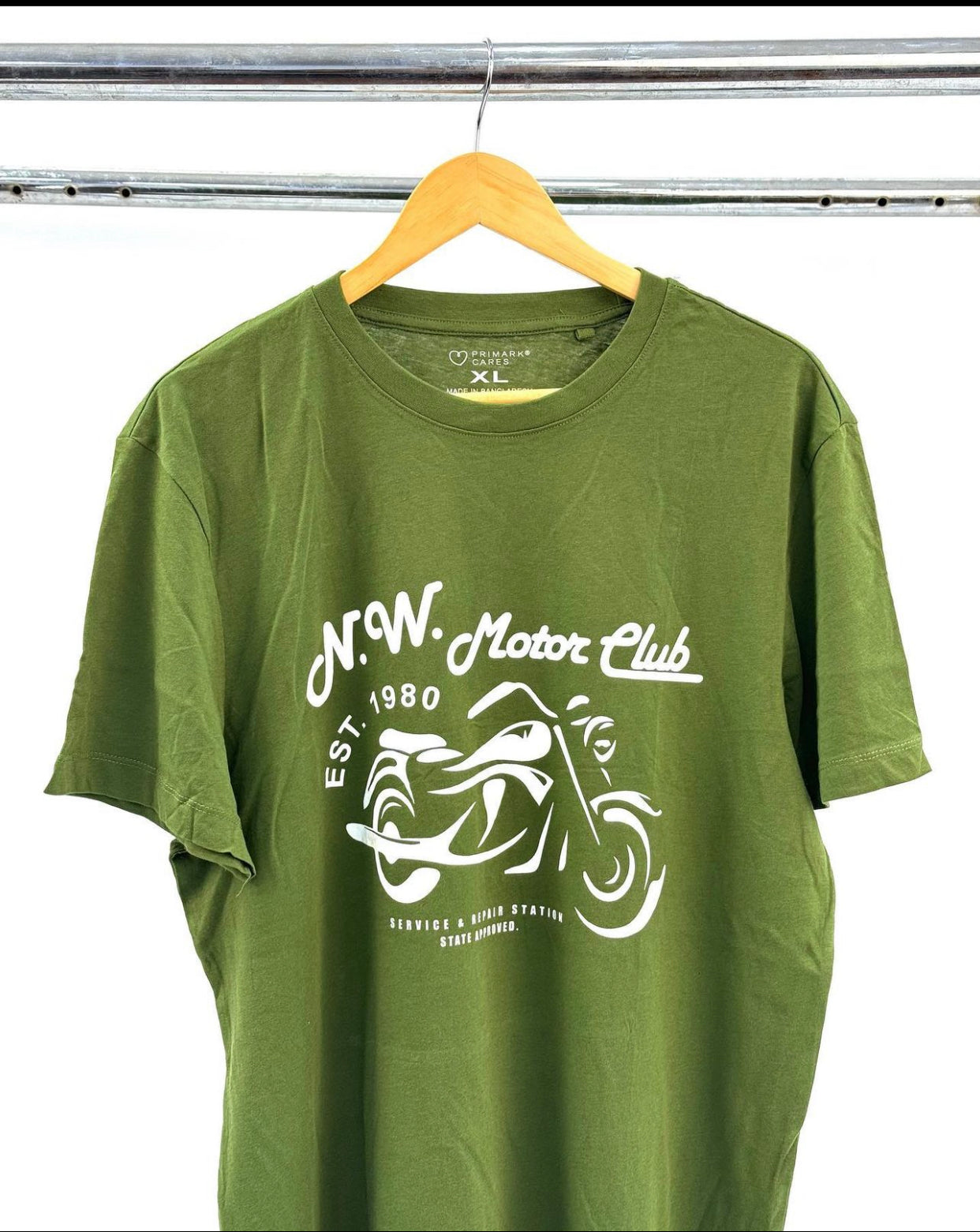 Primark cares motor club tee