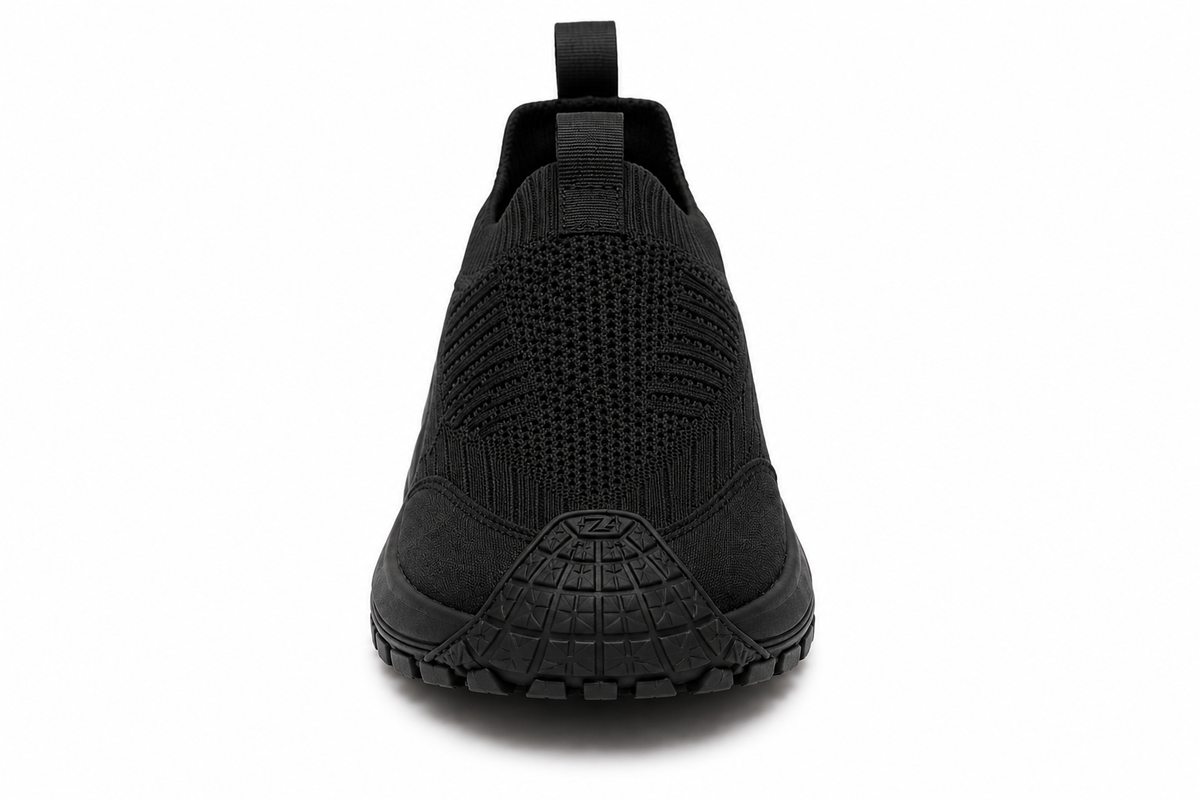 Fashion casual trainers in black