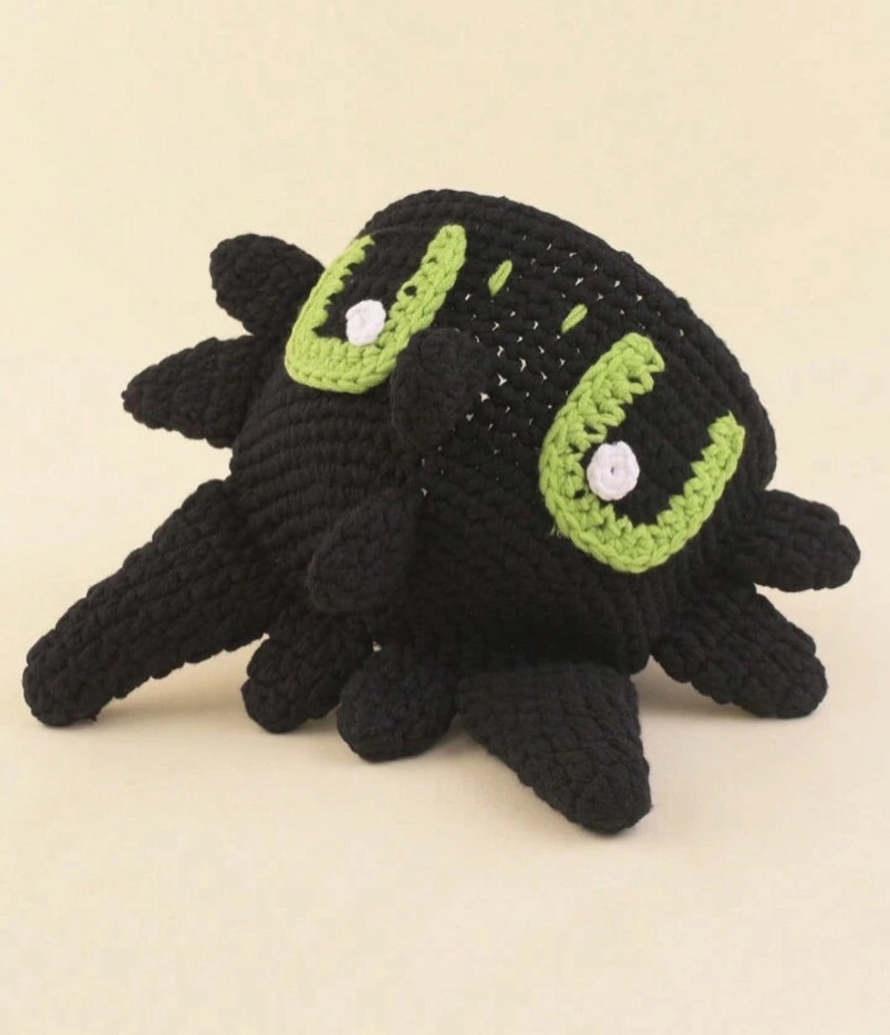 Y2k toothless knight knit beanie