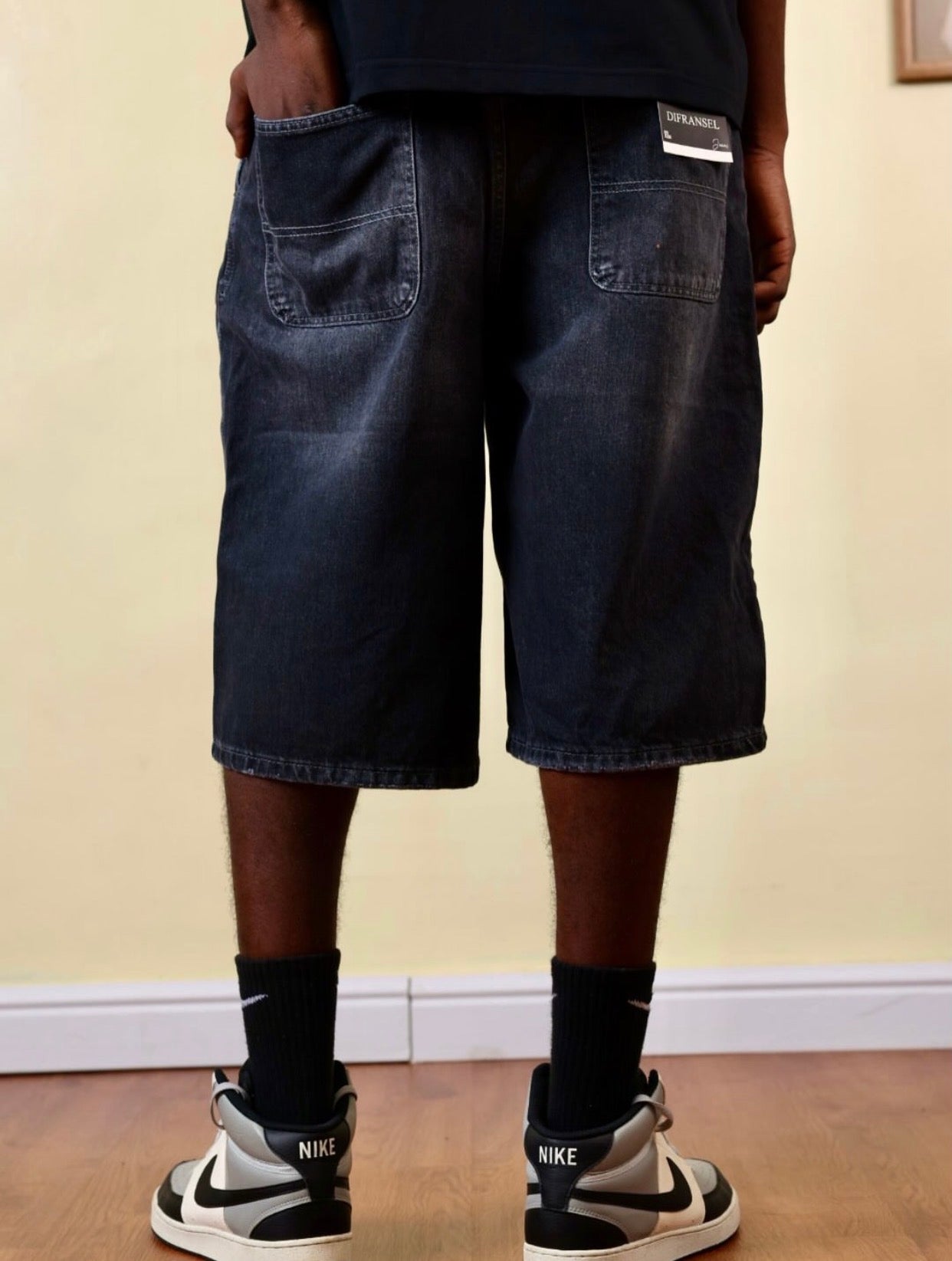 DIFRANSEL JEAN JORT WASHED BLACK