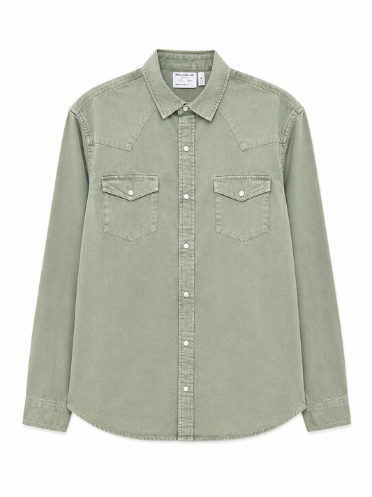 ASOS skinny fit western denim shirt