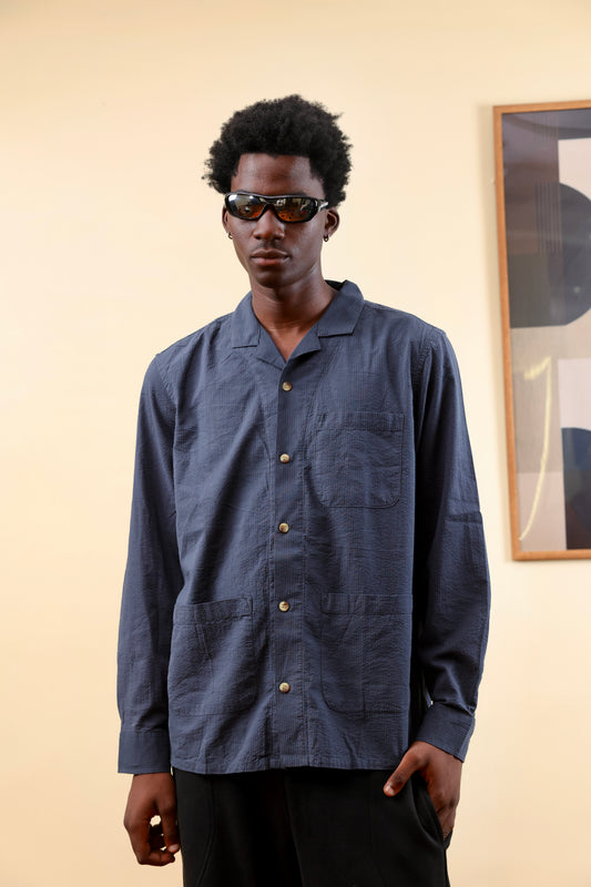 Old Navy Linen shirt in Blue