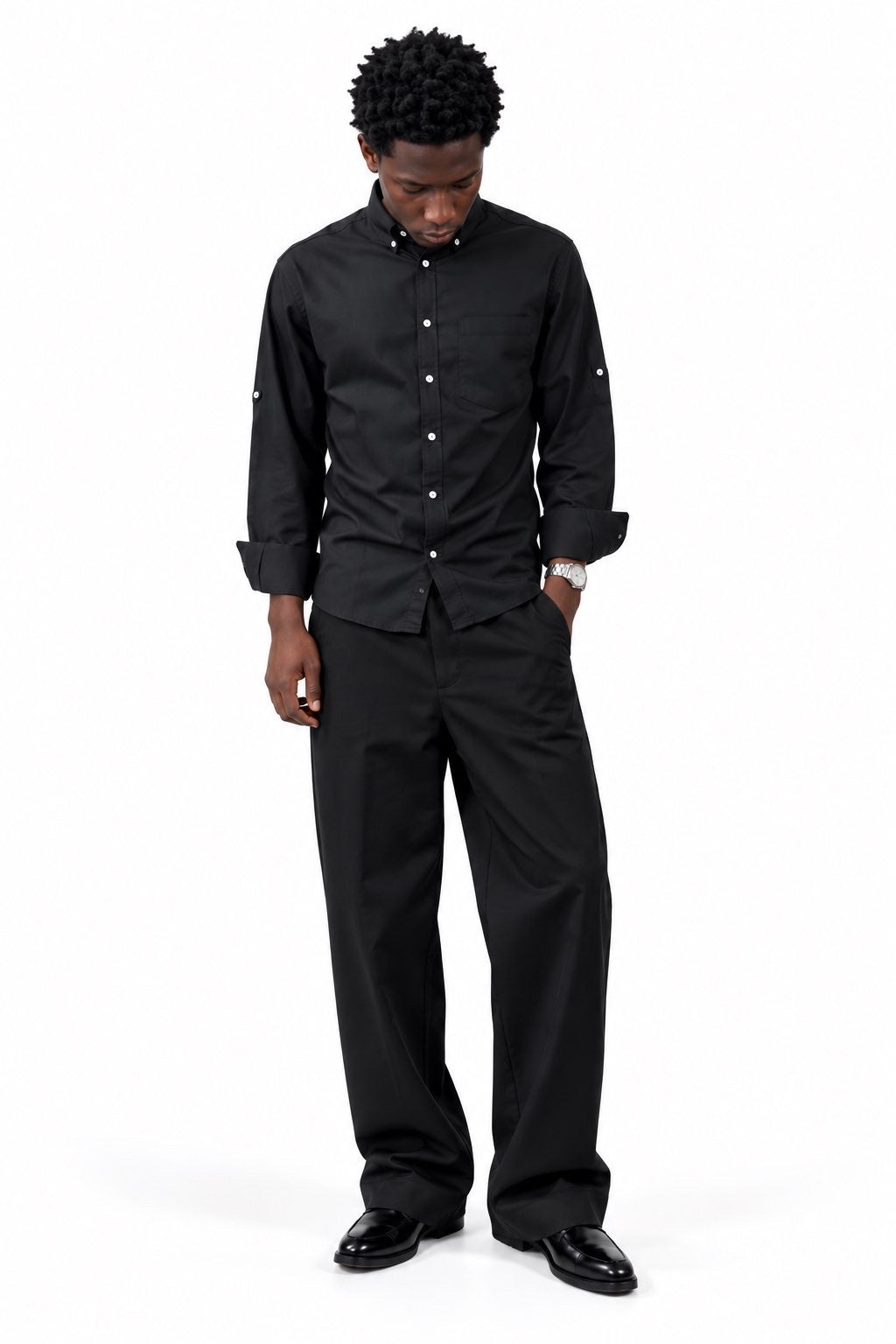 NF black denim pant