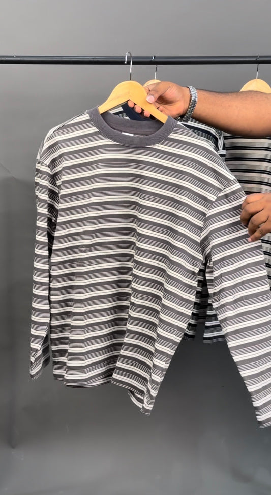 Knitted longsleeve tee brown