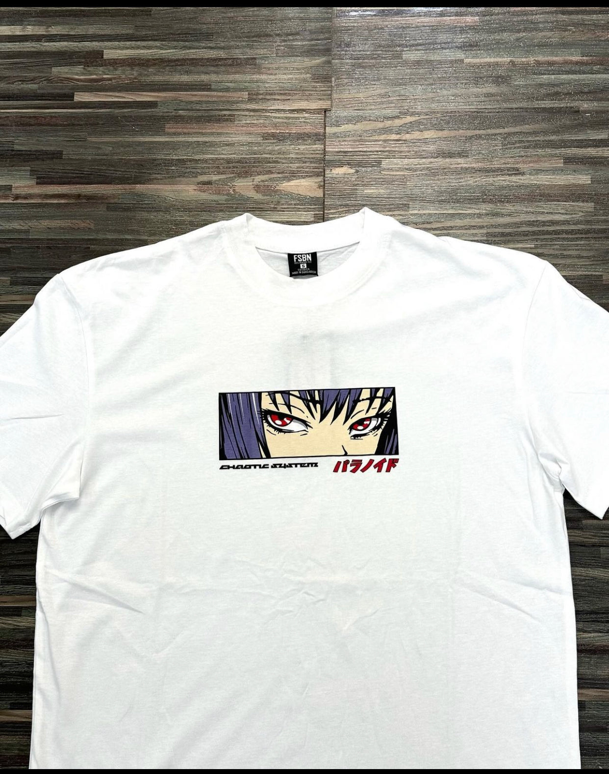 Fsbn chaotic system tee in white