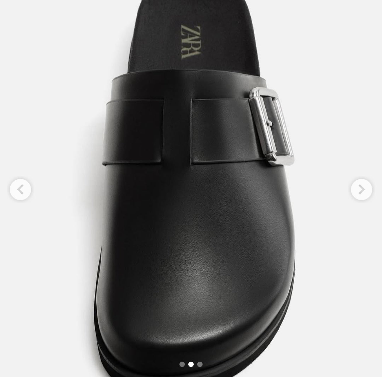 Zara Buckle clogs