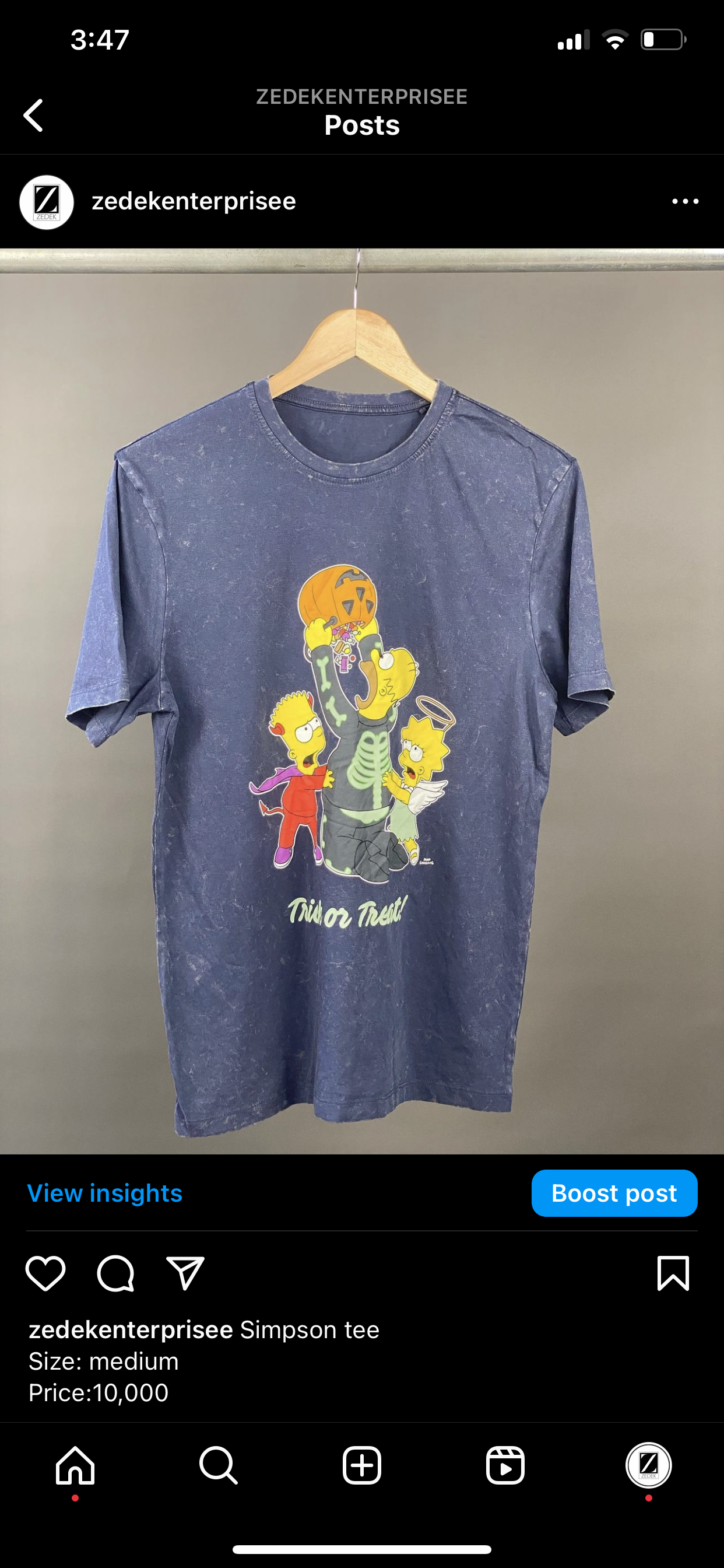 Simpson tee