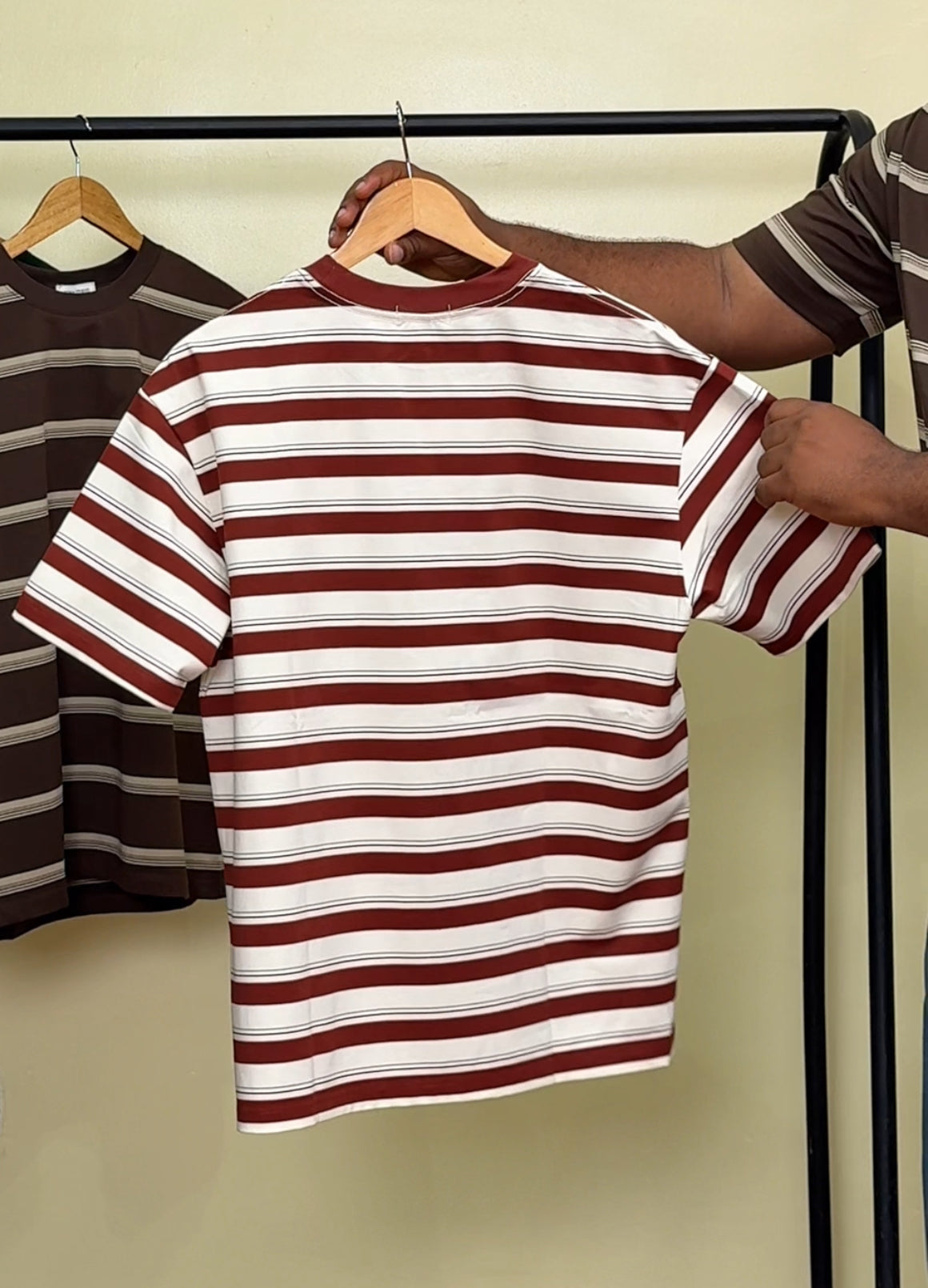 ZEDEK STRIPPED TEE 016