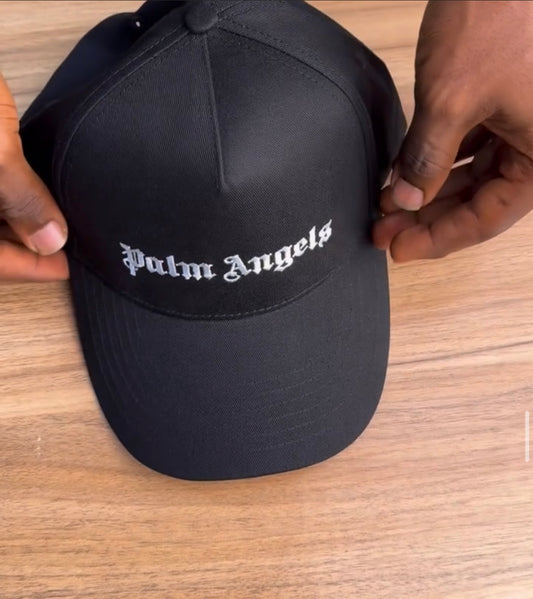 Palm angels all black hat