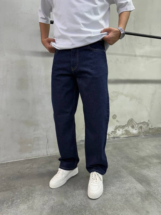 Difransel baggy jeans in deep blue