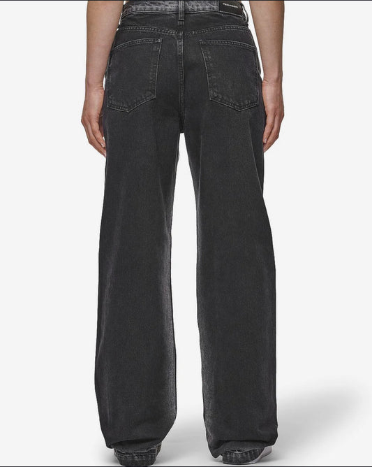 PDGR GINA SPRAYED WIDE LEG FEMALE JEANS