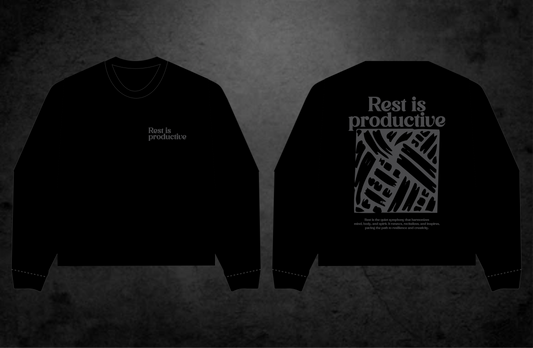 ZEDEK STUDIO REST IS PRODUCTIVE LONGSLEEVE